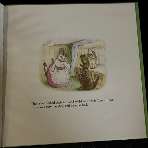 The Tale of Tom Kitten by Beatrix Potter | 1993 | Vintage Cottagecore Kids Book - Picture 8 of 10